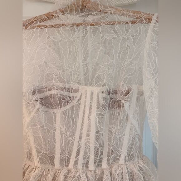 NWOT Maraya Arabella Lace Mini Dress in White
Bronx and Banco - Picture 11 of 16
